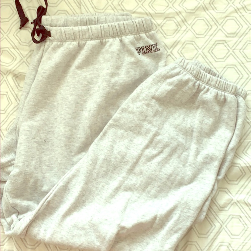 Pink sweatpants